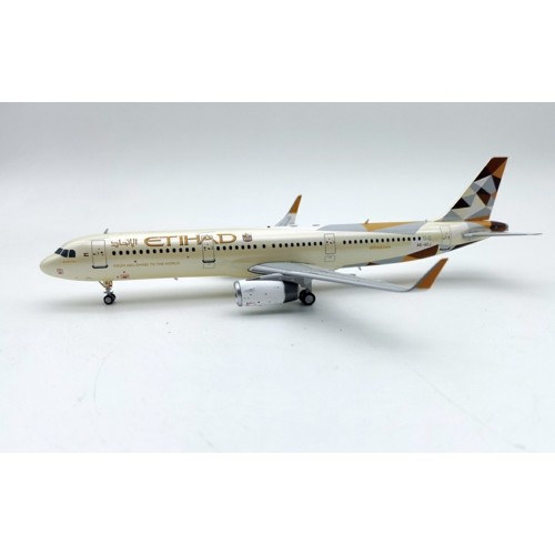 IF321EY1222 - 1/200 ETIHAD AIRWAYS AIRBUS A321-231 A6-AEJ WITH STAND
