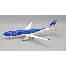 IF332BM1225 - 1/200 BMI BRITISH MIDLAND AIRBUS A330-243 G-WWBB WITH STAND