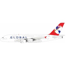 IF3803L0726 - 1/200 GLOBAL AIRLINES (HI FLY MALTA) AIRBUS A380-841 9H-GLOBL WITH STAND