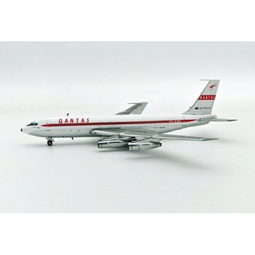 IF701QF120P - 1/200 QANTAS BOEING 707-100 VH-EBH POLISHED WITH STAND