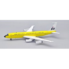 IF702BN0925 - 1/200 BOEING 707-227 SUPER JET N7073 - LEMON YELLOW WITH STAND