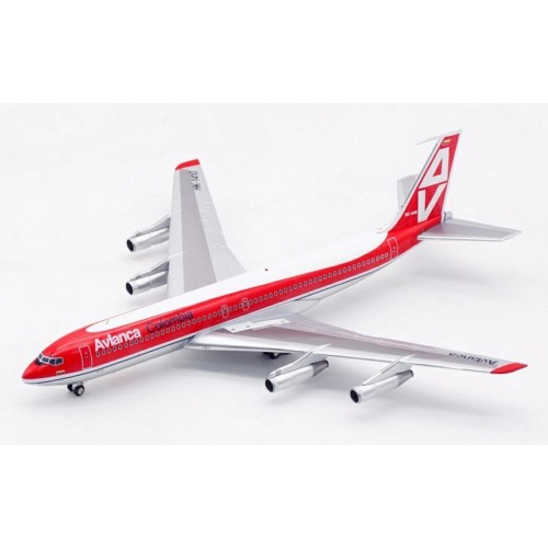 IF707AV0225P - 1/200 AVIANCA BOEING 707-359B HK-1410 POLISHED WITH STAND