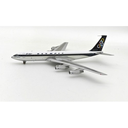 IF707OA0723P - 1/200 OLYMPIC BOEING 707-384B SX-DBF POLISHED WITH STAND