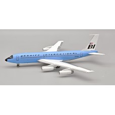 IF720BN0725 - 1/200 BOEING 720-027 SUPER JET BRANIFF 720 N7078 - DARK BLUE WITH STAND