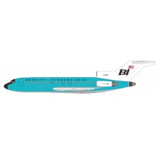 IF721BN0526 - 1/200 BRANIFF INTERNATIONAL 727-27C N7270 - TURQUOISE WITH STAND
