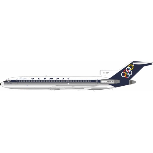 IF722OL0626P - 1/200 OLYMPIC BOEING 727-284 SX-CBF POLISHED WITH STAND