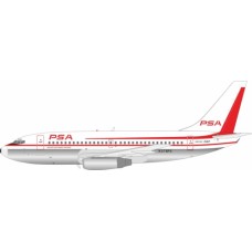 IF732PSA0725P - 1/200 PSA BOEING 737-200 N378PS POLISHED WITH STAND