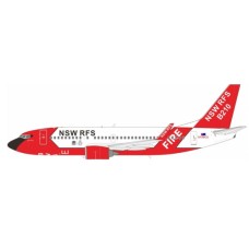 IF733RFS138CG - 1/200 NSW RURAL FIRE SERVICE BOEING 737-3H4 N138CG WITH STAND