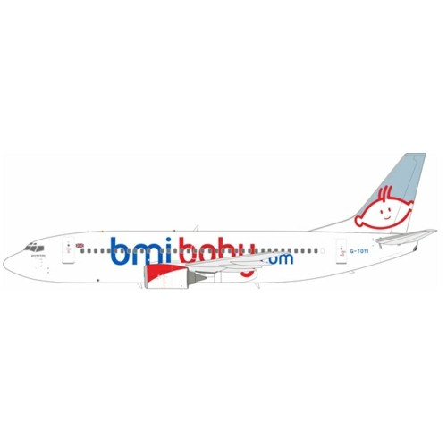 IF733WW0625 - 1/200 BMIBABY BOEING 737-3Q8 G-TOYI WITH STAND