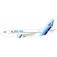 IF735VR0724 - 1/200 RIO-SUL BOEING 737-5Q8 PT-SSE WITH STAND