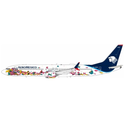IF739AMM1225 - 1/200 AEROMEXICO BOEING 737-9 MAX XA-GQS WITH STAND