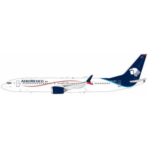 IF739MAM1025 - 1/200 AEROMEXICO BOEING 737-9 MAX XA-MKJ WITH STAND