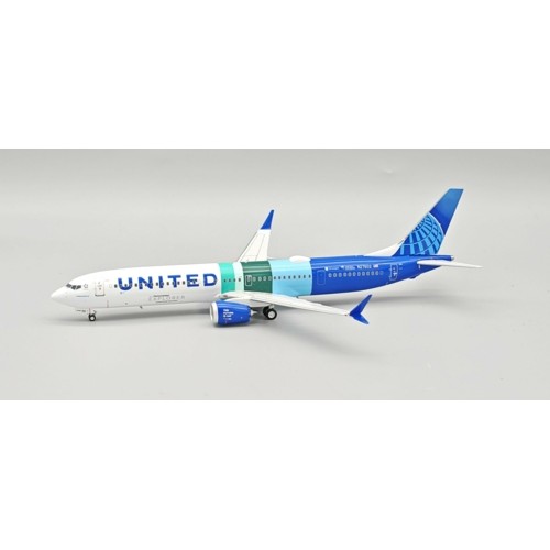 IF73XUA1225 - 1/200 UNITED AIRLINES BOEING 737-10 MAX N27602 WITH STAND 144 MODELS