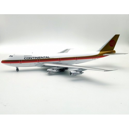 IF742CO1122 - 1/200 CONTINENTAL AIRLINES BOEING 747-243B N605PE WITH STAND