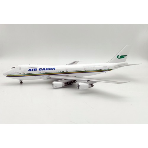 IF742GN0722 - 1/200 AIR GABON BOEING 747-200 F-ODJG WITH STAND