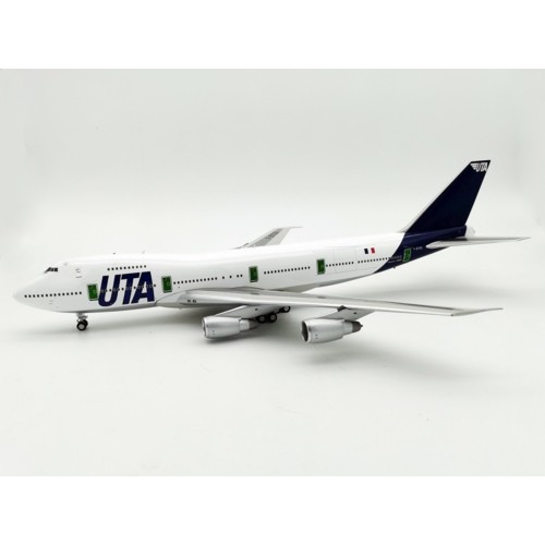 IF742UTA1119 - 1/200 UTA - UNION DE TRANSPORTS AERIENS BOEING 747-2B3BM F-BTDG WITH STAND
