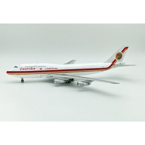 IF743MS0122 - 1/200 EGYPTAIR BOEING 747-366M SU-GAM WITH STAND