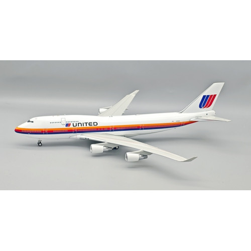 IF744UA0526 - 1/200 UNITED AIRLINES BOEING 747-422 N188UA WITH STAND