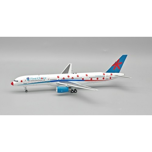 IF752DP0425A - 1/200 FIRST CHOICE AIRWAYS BOEING 757-2B7 G-OOBI (SPOTS) WITH STAND
