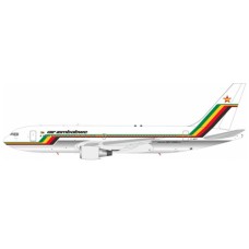 IF762UM0526P - 1/200 AIR ZIMBABWE BOEING 767-2N0/ER Z-WPF POLISHED WITH STAND