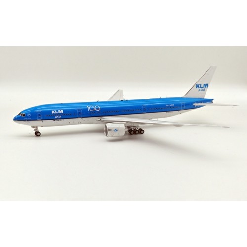 IF772KLA0923 - 1/200 777-206ER KLM ASIA PH-BQM WITH STAND LIMITED 100 MODELS