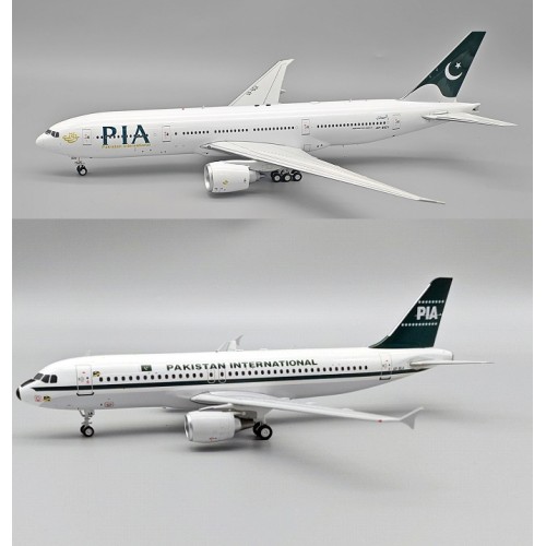 IF772PK1125 - 1/200 PIA BOEING 777-240/LR AP-BGY AND PIA AIRBUS A320-214 AP-BLA 2 PIECE SET LIMITED EDITION