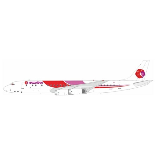 IF862HS0823 - 1/200 HAWAIIAN DC-8-62H N1807 WITH STAND LIMITED 90 MODELS