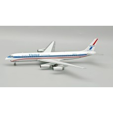 IF862UA0925 - 1/200 UNITED AIRLINES MCDONNELL DOUGLAS DC-8-62H N8971U WITH STAND