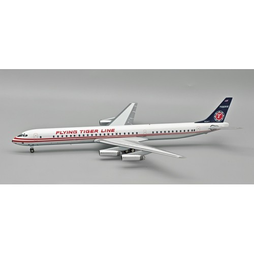 IF863FT1125P - 1/200 FLYING TIGER LINE DC-8-63 N624FT POLISHED WITH STAND