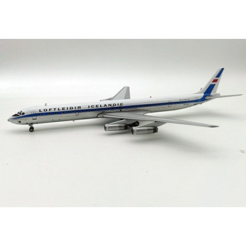 IF863LL1122P - 1/200 LOFTLEIDIR - ICELANDIC AIRLINES DC-8-63CF TF-FLA WITH STAND