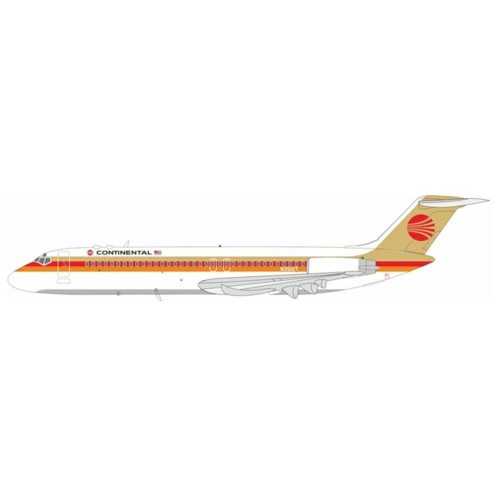 IF932CO0124 - 1/200 CONTINENTAL AIRLINES MCDONNELL DOUGLAS DC-9-32 N3510T WITH STAND