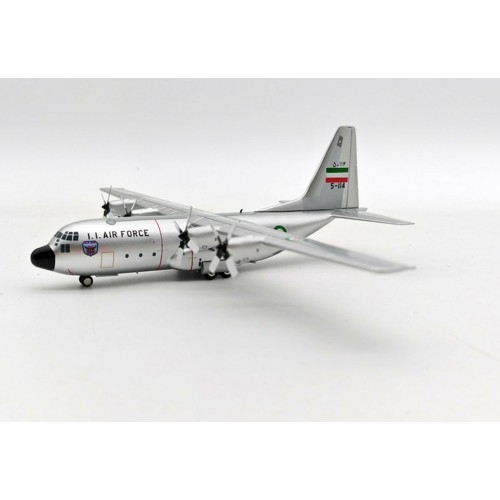 IFART02114IIH - 1/200 LOCKHEED C-130E IRAN AIR FORCE 5-114 WITH STAND LIMITED MODEL