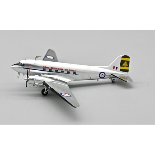 IFC47947 - 1/200 HISTORICAL AIRCRAFT RESTORATION SOCIETY DOUGLAS C-47B SKYTRAIN (DC-3) VH-EAF WITH STAND ONLY 144 MODELS
