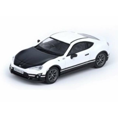 IN64GT86CRL - 1/64 TOYOTA GT86 CUSTOMIZE RETRO LIVERY WITH EXTRA WHEELS AND EXTRA DECALS, WHITE