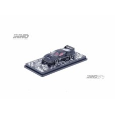 IN64LBWKF40HKTS23 - 1/64 LBWK FERRARI F40 BLACK WHITE HONG KONG TOY CAR SALON 2023