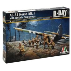 IT1356 - 1/72 RAF AS.51 HORSA MK.I/II AND BRITISH PARAS (PLASTIC KIT)
