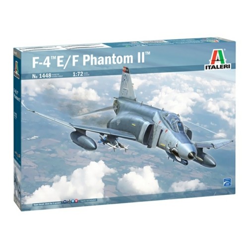 IT1448 - 1/72 MCDONNELL DOUGLAS F-4E/F PHANTOM II (PLASTIC KIT)