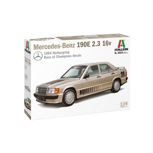 IT3624 - 1/24 MERCEDES BENZ 190E AYRTON SENNA LAUDA (PLASTIC KIT)