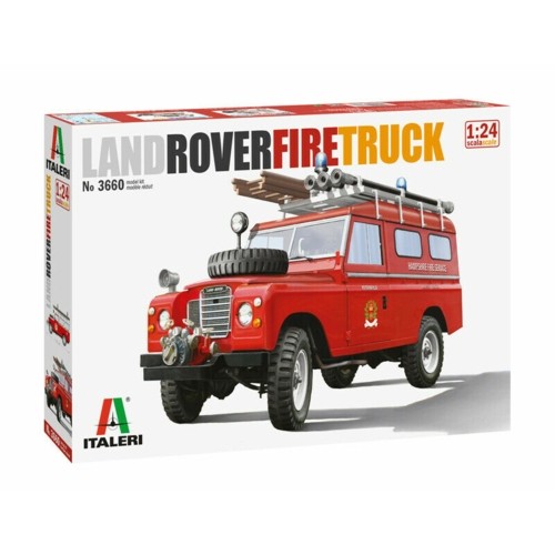 IT3660 - 1/24 LAND ROVER FIRE TRUCK (PLASTIC KIT)