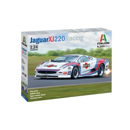 IT3669 - 1/24 JAGUAR XJ 220 RACE CAR (PLASTIC KIT)
