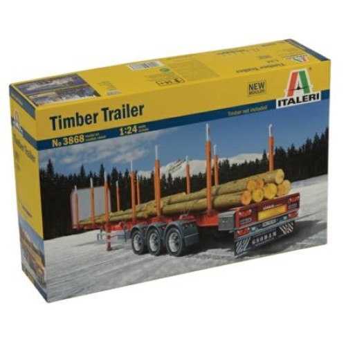 IT3868 - 1/24 TIMBER TRAILER/LOGGER TRAILER (PLASTIC KIT)