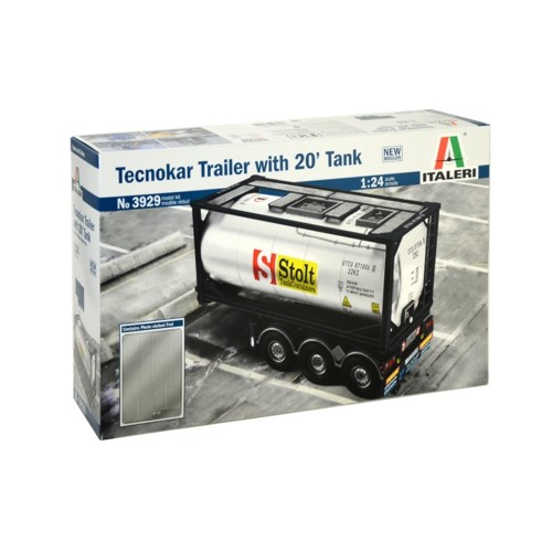 IT3929 - 1/24 TECNOKAR 20TANK TRAILER (PLASTIC KIT)