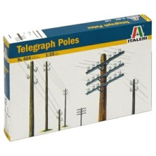 IT404 - 1/35 TELEGRAPH POLES (PLASTIC KIT)