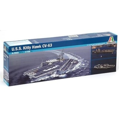 IT5522 - 1/720 USS KITTY HAWK CV-63 (PLASTIC KIT)