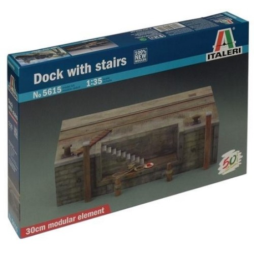 IT5615 - 1/35 DOCK WITH STAIRS (PLASTIC KIT)