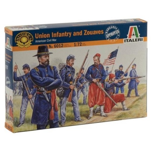 IT6012 - 1/72 UNION INFANTRY AND ZUAVES (AMERICAN CIVIL WAR) (PLASTIC KIT)