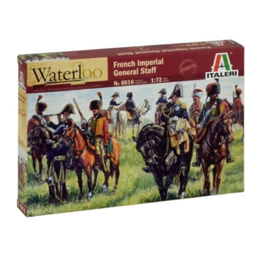 IT6016 - 1/72 FRENCH IMPERIAL GENERAL STAFF (PLASTIC KIT)