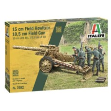IT7082 - 1/72 15CM FIELD HOWITZER 10.5CM GUN (PLASTIC KIT)