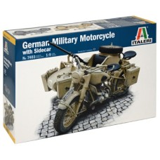 IT7403 - 1/9 BMW R75 WITH SIDECAR (PLASTIC KIT)
