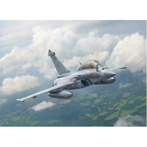 IT90092 - 1/72 RAFALE B TWO-SEAT FRENCH FIGHTER AIRCRAFT (PLASTIC KIT)